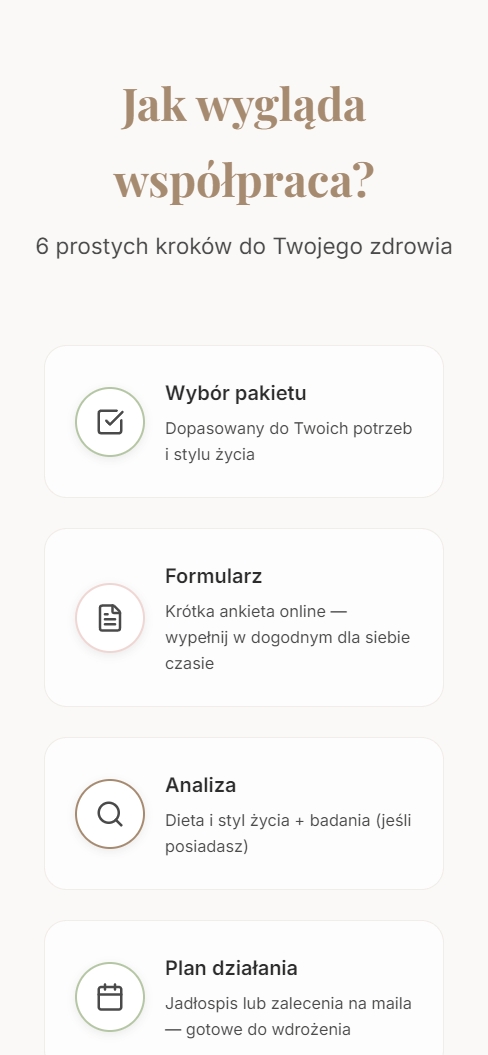 Wizytówka dietetyk na telefonie - widok 5